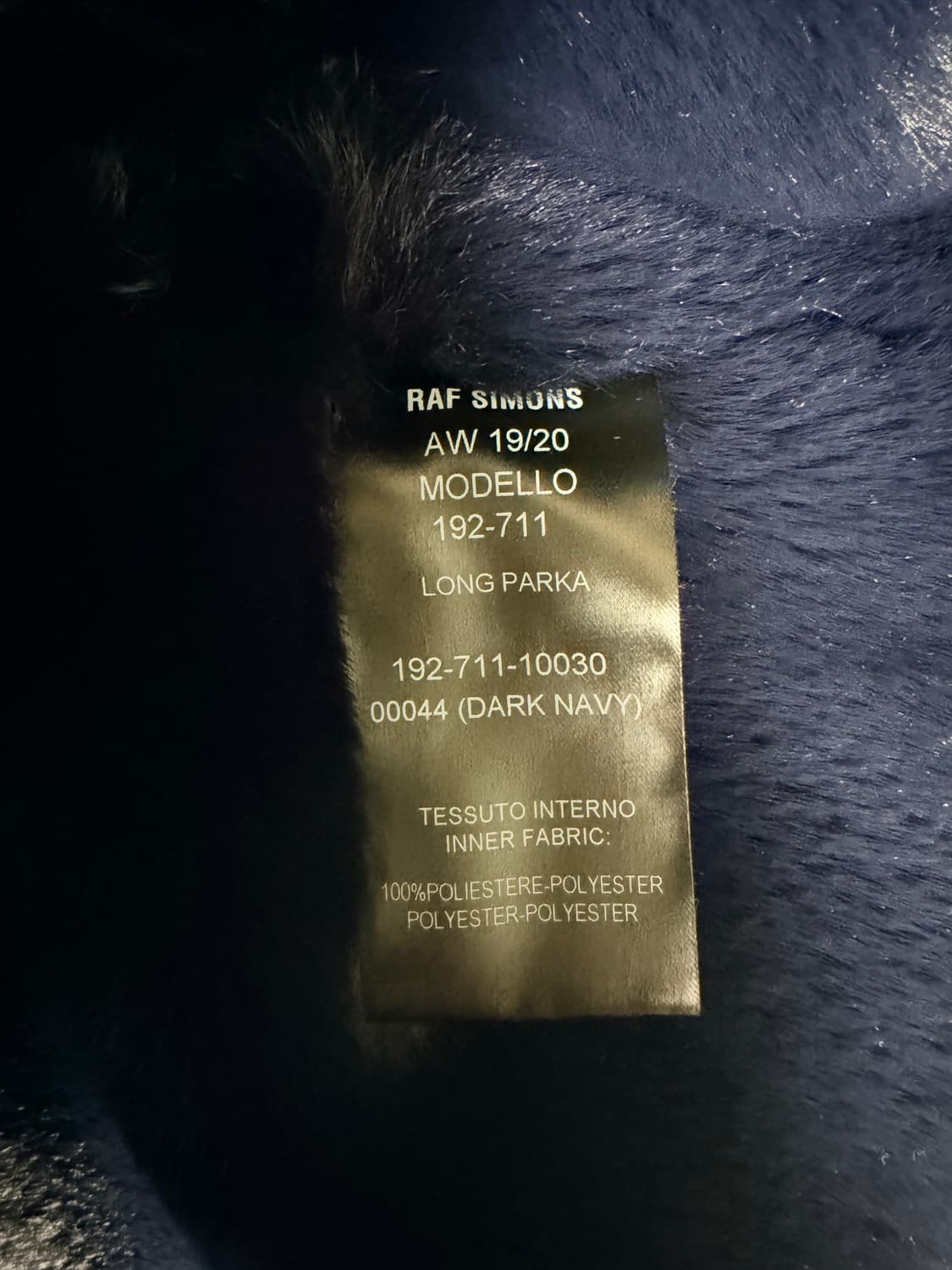 19AW 라프시몬스 롱 퍼 야상 파카2WAY 상품이미지6