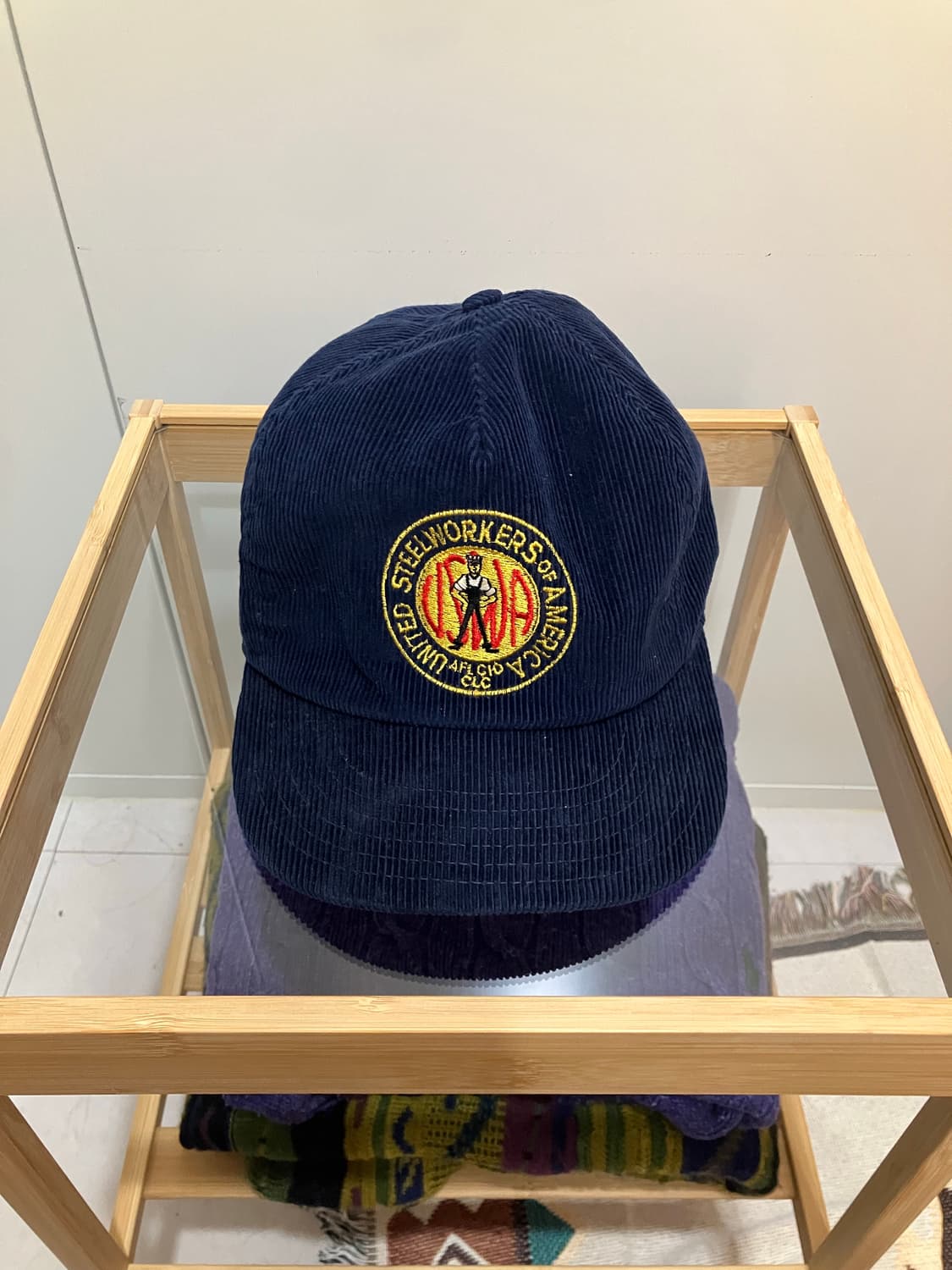 80s Garment America 코듀로이캡 made in canada 상품이미지2