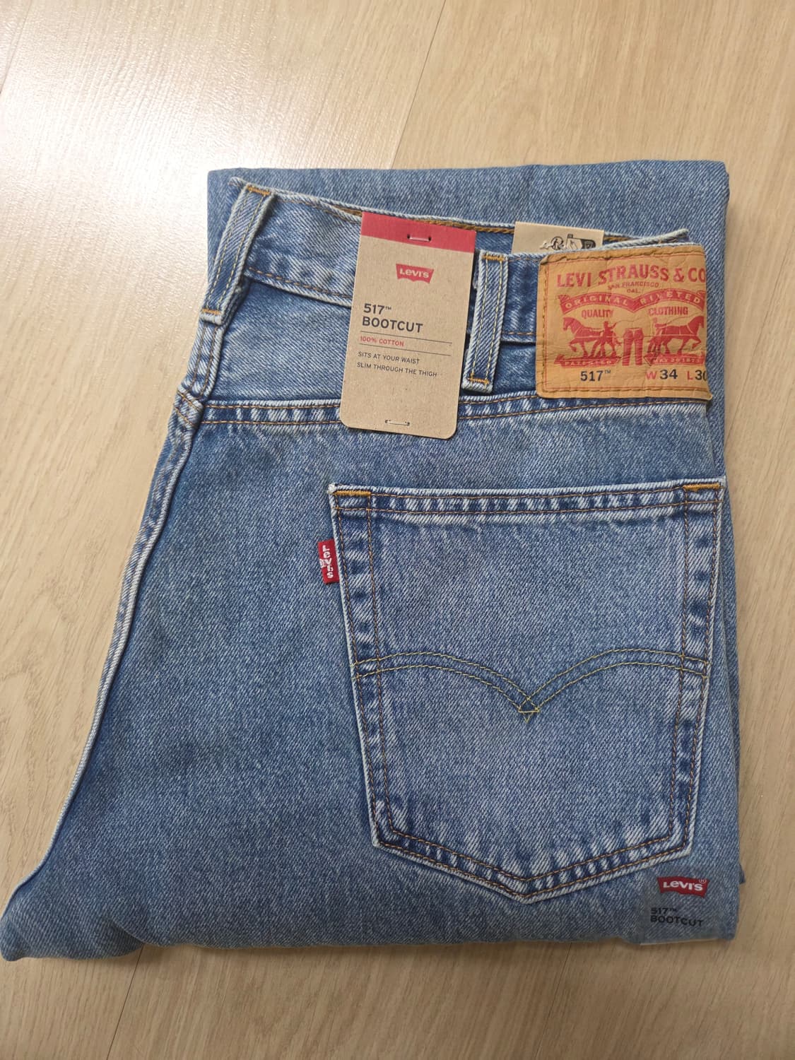 리바이스 517 라이징선 새상품 34X30 상품이미지1