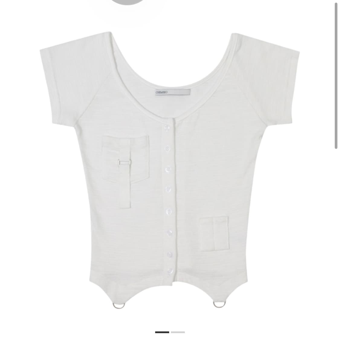 보헤미안 서울 래글런 슬럽 하프 가디건 아이보리 상품이미지1