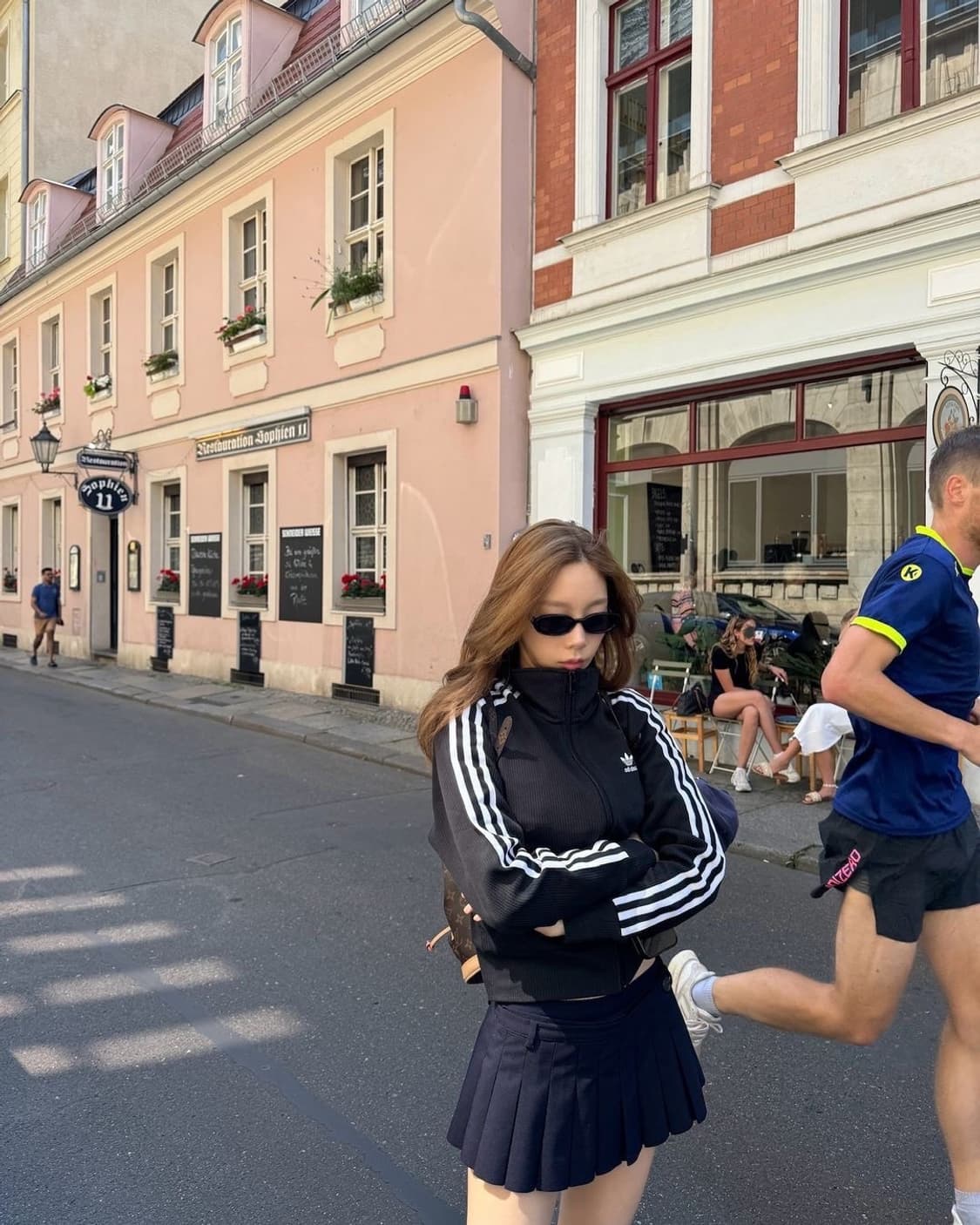 여성용 아디다스 져지 트랙탑 파이어버드 상품이미지2