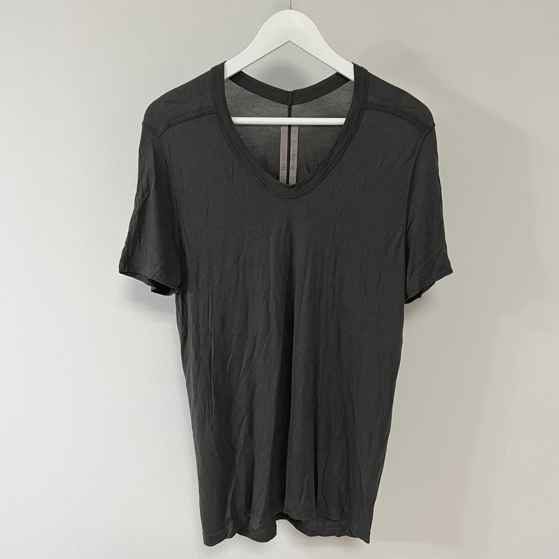 릭오웬스 14FW "MOODY" 절개 티셔츠 다크 더스트 상품이미지1