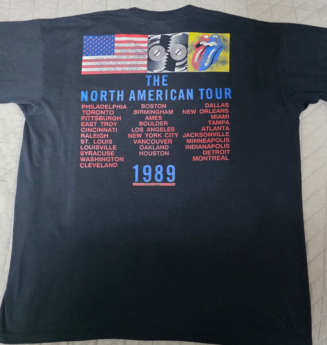 [OS] 80s 롤링스톤즈 1989 밴드티 ver. 페이딩 상품이미지6