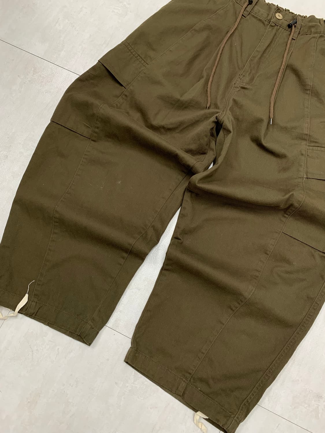 overall 카키브라운 카고벌룬팬츠 #695 상품이미지3