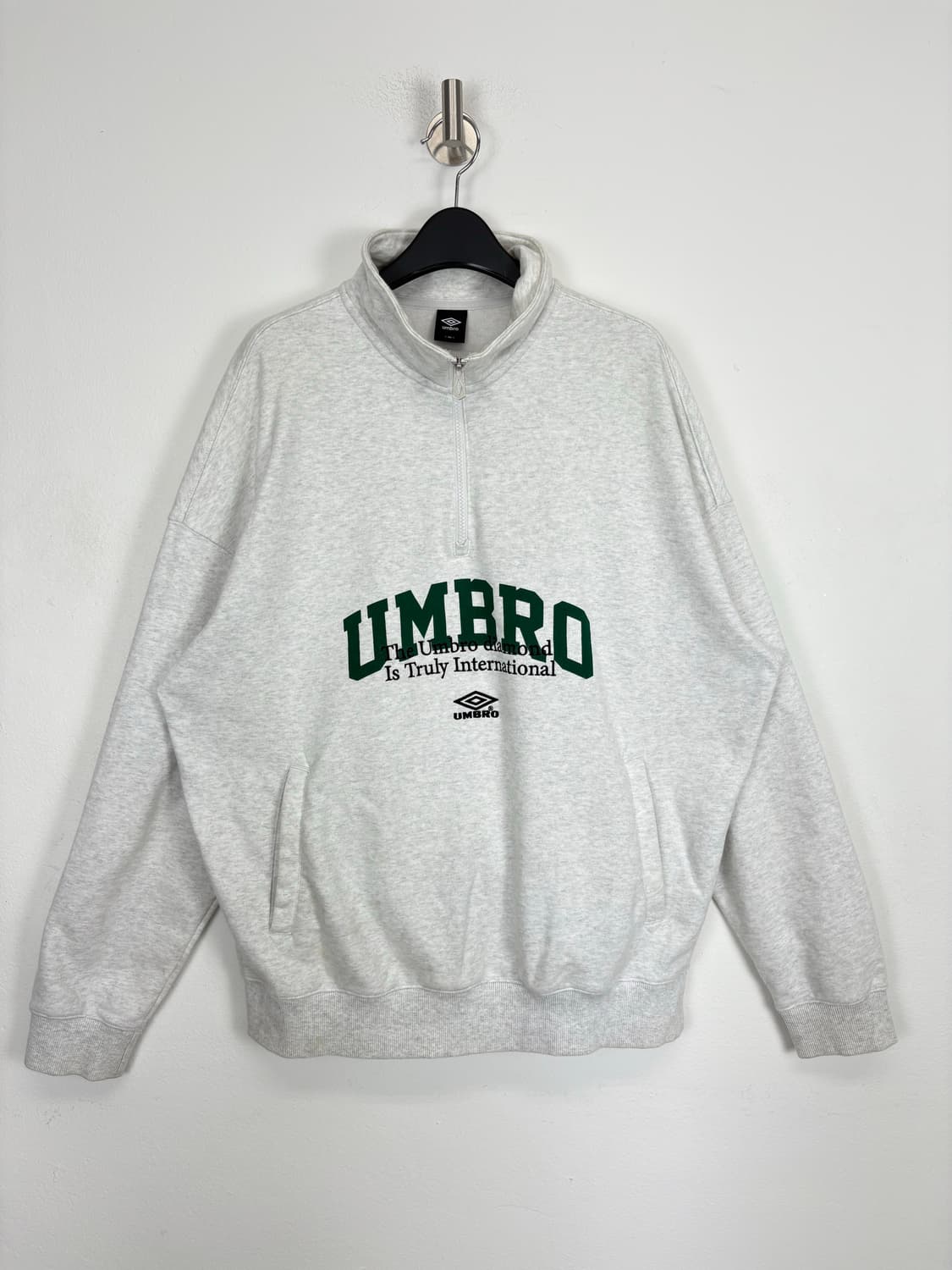 [2XL]엄브로 하프집업 맨투맨 상품이미지3