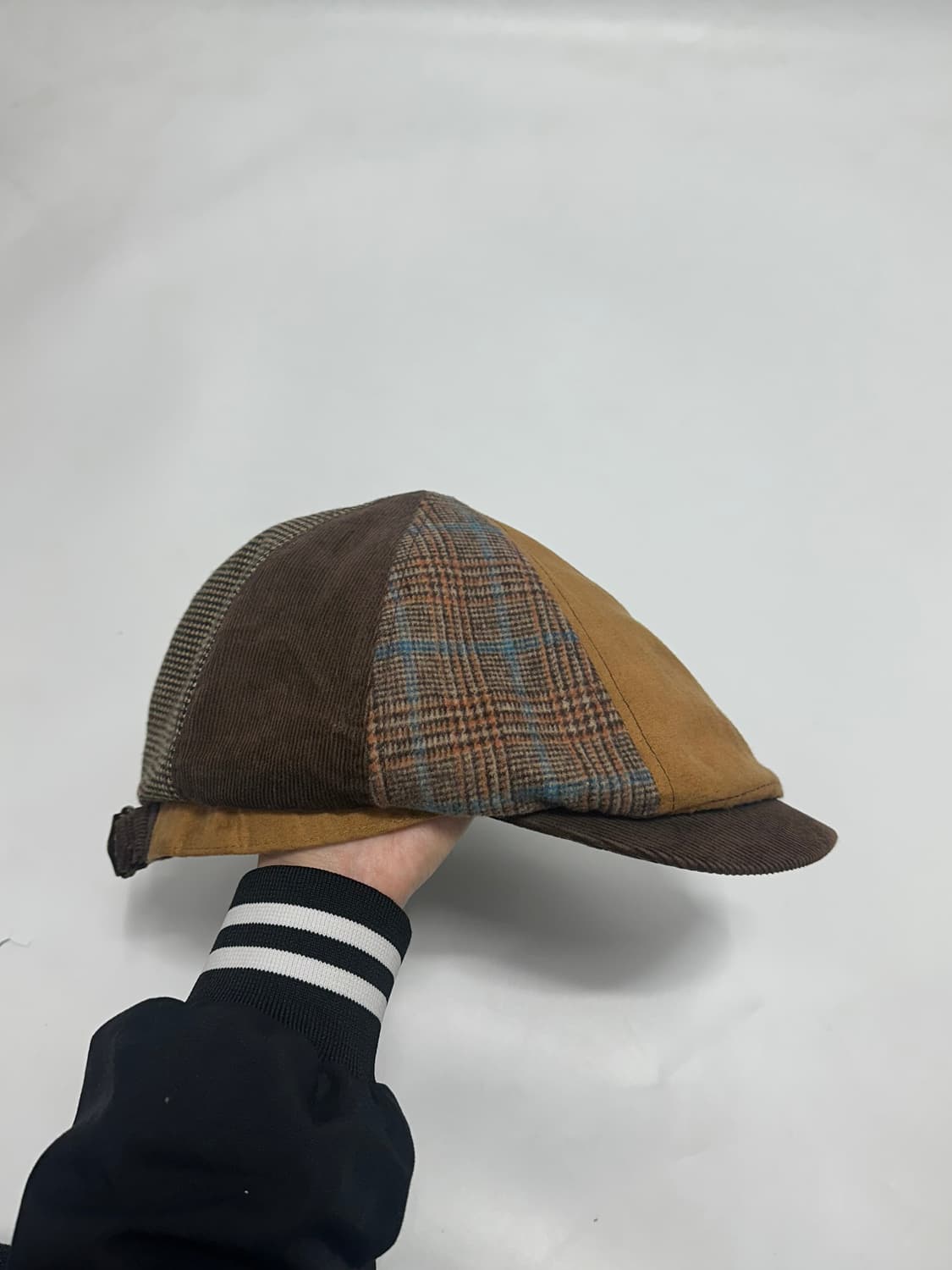 race-g 빈티지 패치워크 헌팅캡 일본빈티지 상품이미지5