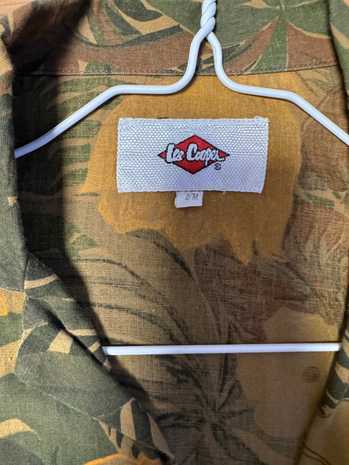 리쿠퍼 lee cooper 하와이안 플라워 패턴 면셔츠 상품이미지2