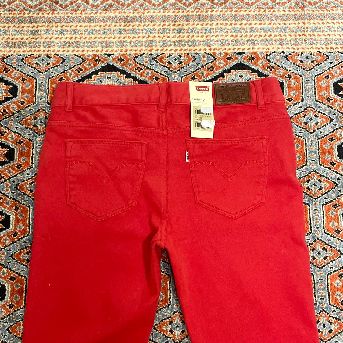 (택있는 새상품)리바이스 레드 스키니진 호칭 165 상품이미지6