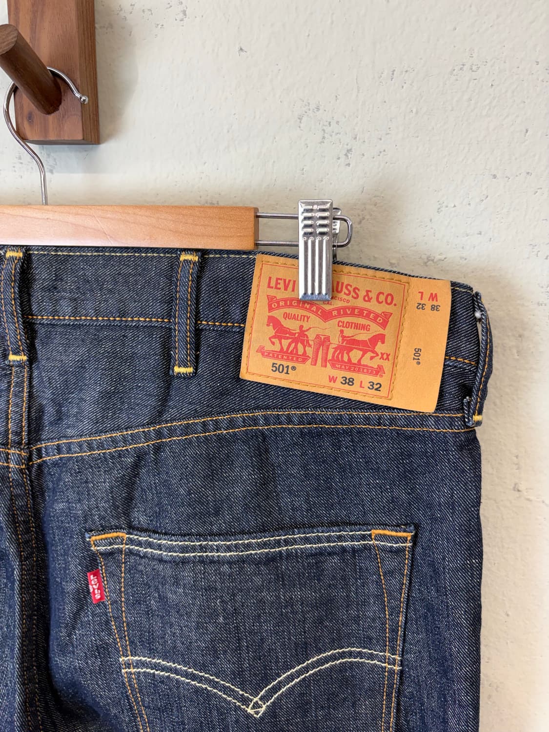 리바이스 501 워싱 데님팬츠 상품이미지4