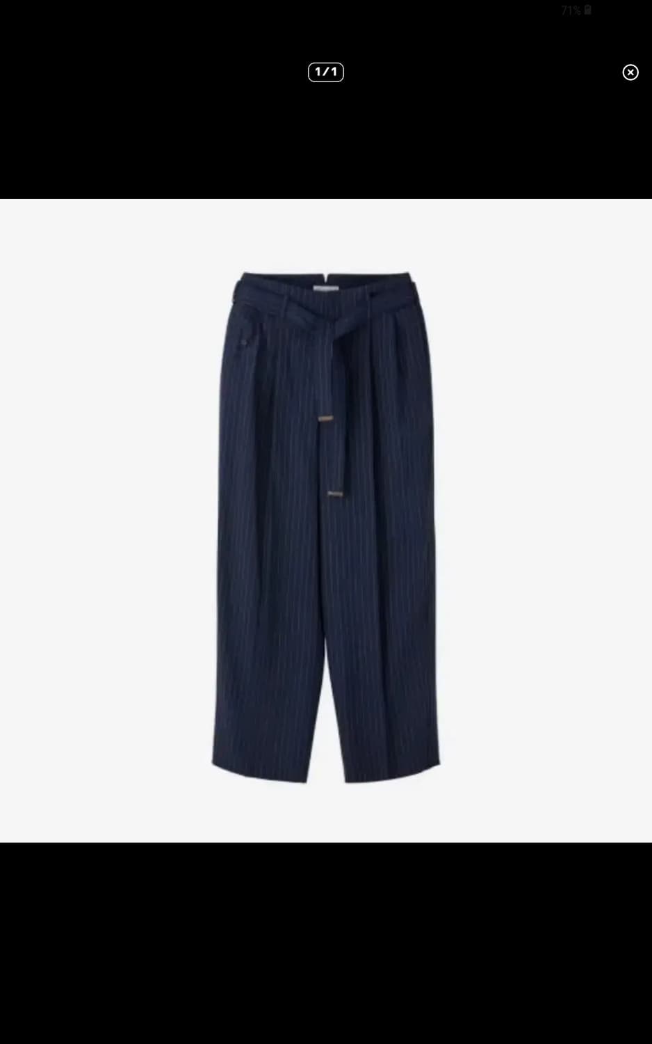 (구매)렉토 핀스트라이프 팬츠 상품이미지1