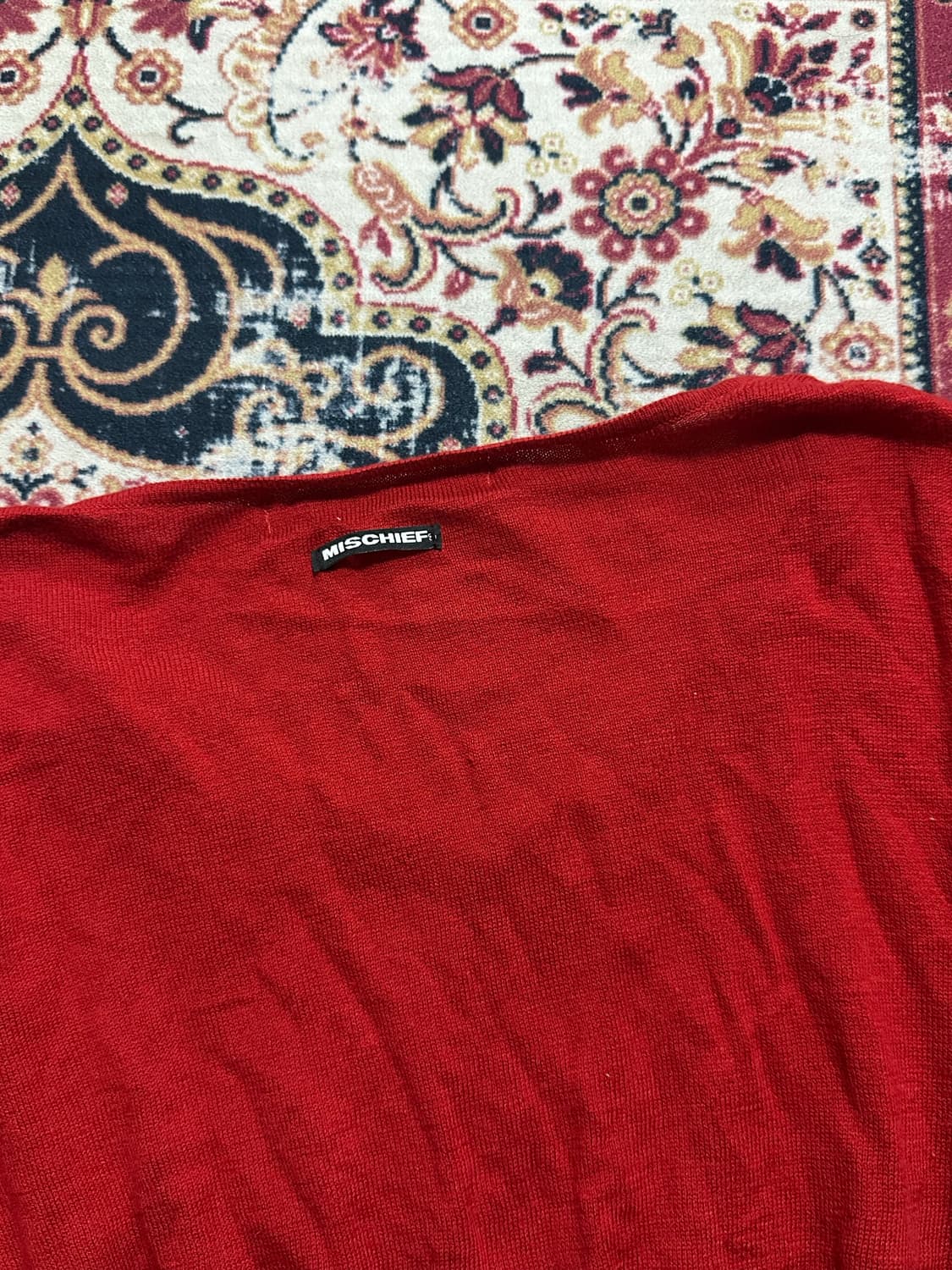 미스치프 크롭 니트 상품이미지2