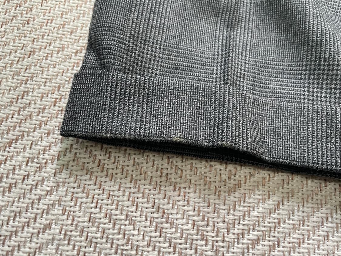 제이프레스 어센틱 글렌체크 그레이 슬렉스 상품이미지3