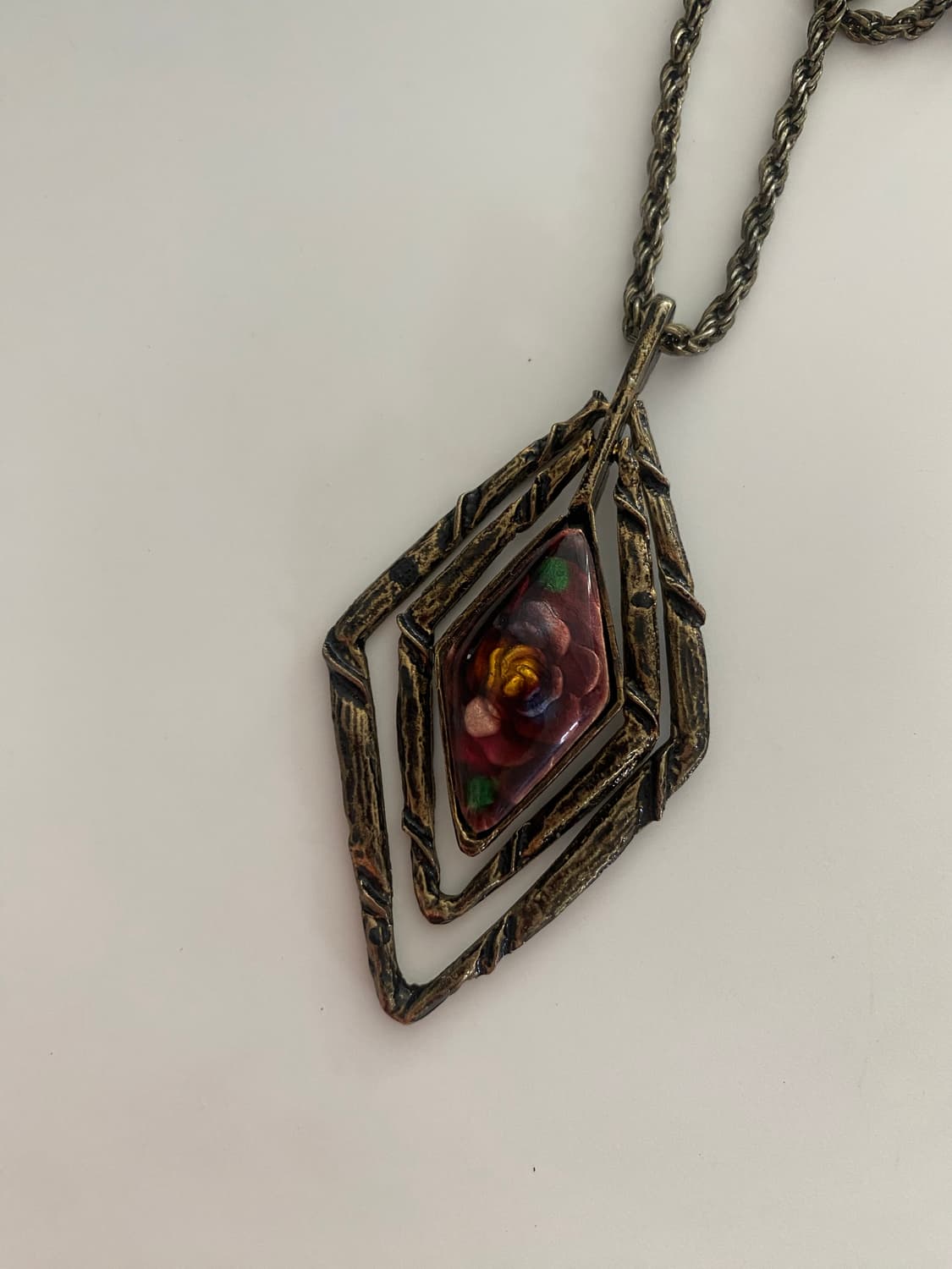 빈티지 칠보 팬던트 목걸이 상품이미지1