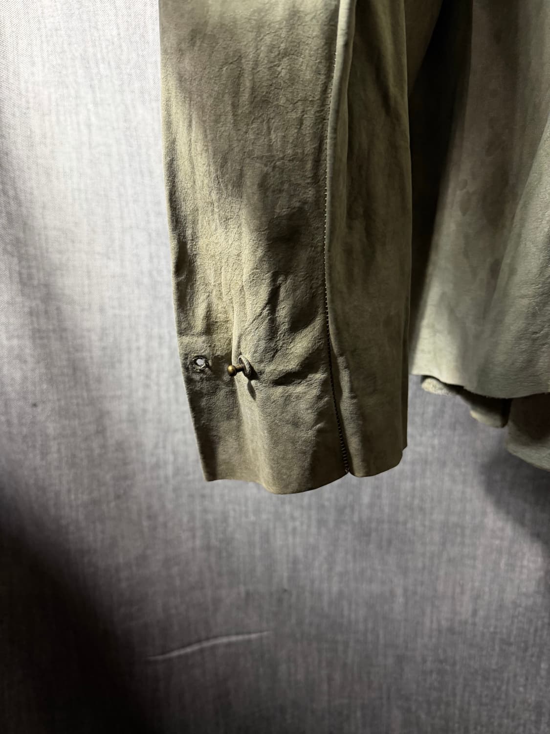 아이작셀럼 송아지가죽 레더셔츠 상품이미지9