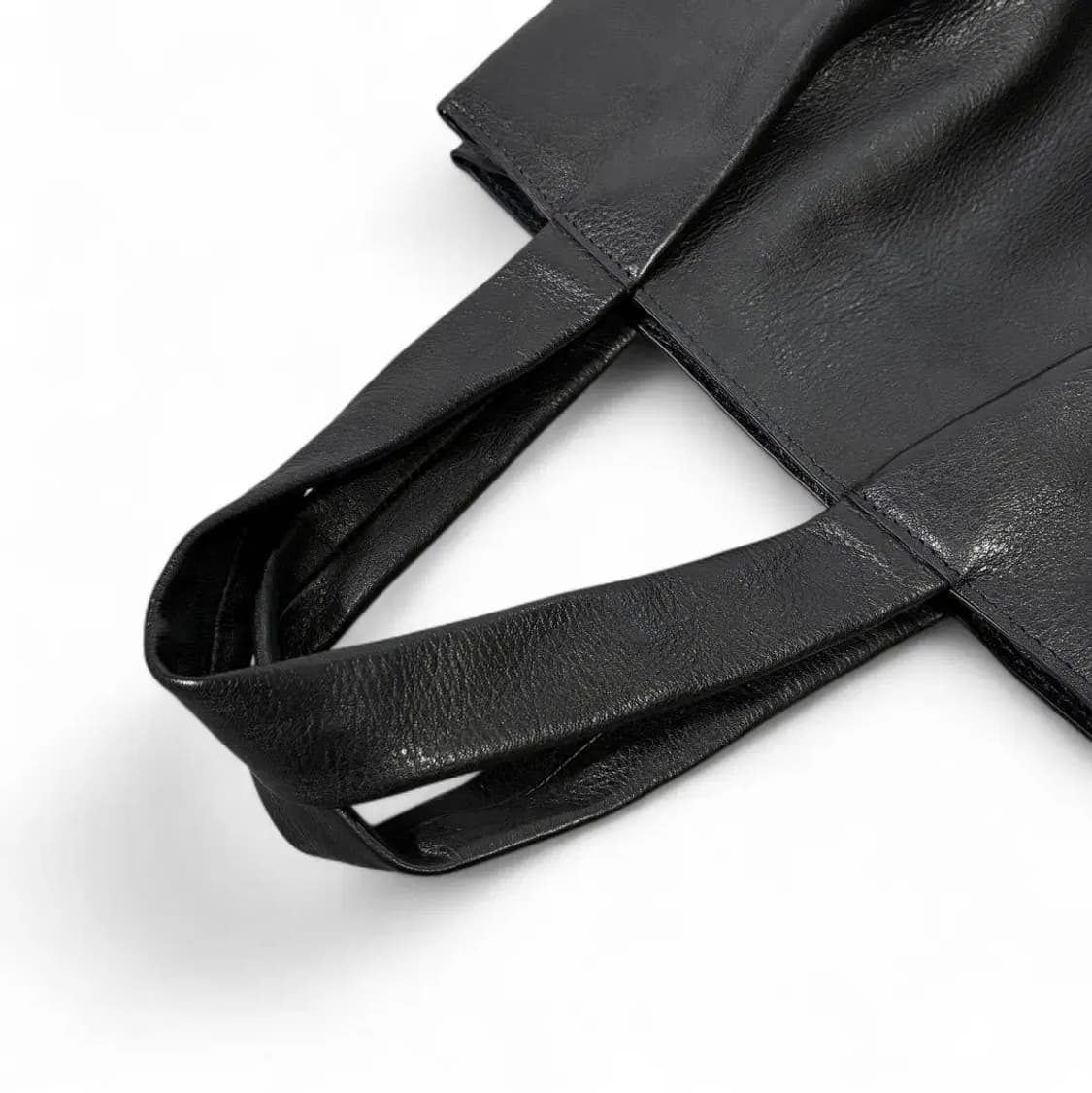 토카 소가죽 TWO HANDLE TUCK BAG 꼼데가르송 요지 재패니즈 상품이미지3