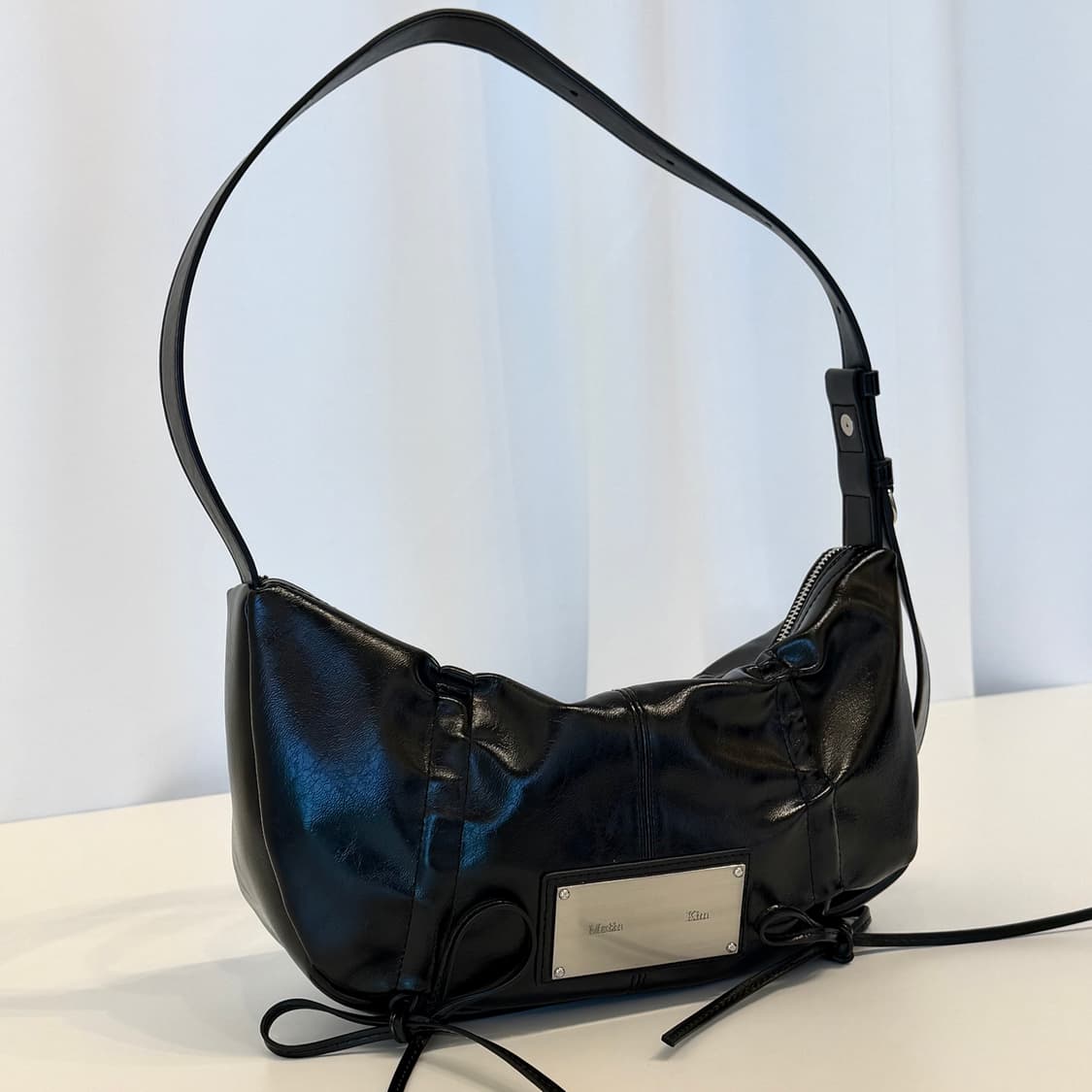 마뗑킴(Matin kim) 하프셔링 리본 라운드백 상품이미지2