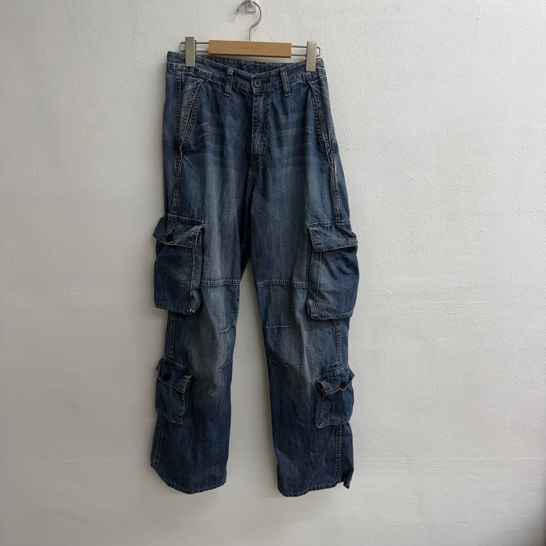 라파누이 Y2K 데님 카고 포켓 팬츠 상품이미지1
