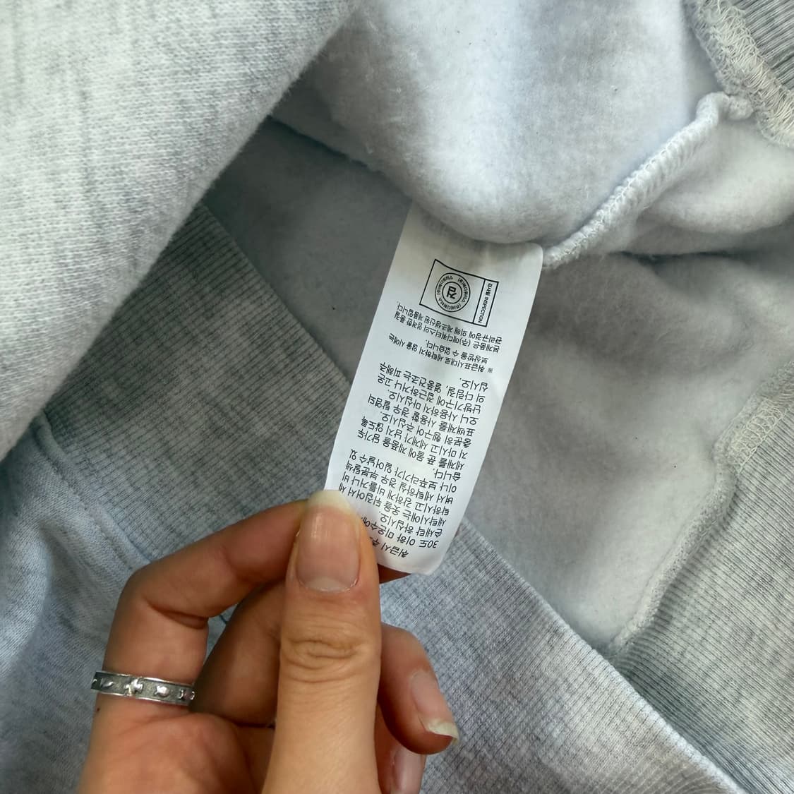 Nice ghost club 나이스고스트클럽 멜란지 후드티  상품이미지7