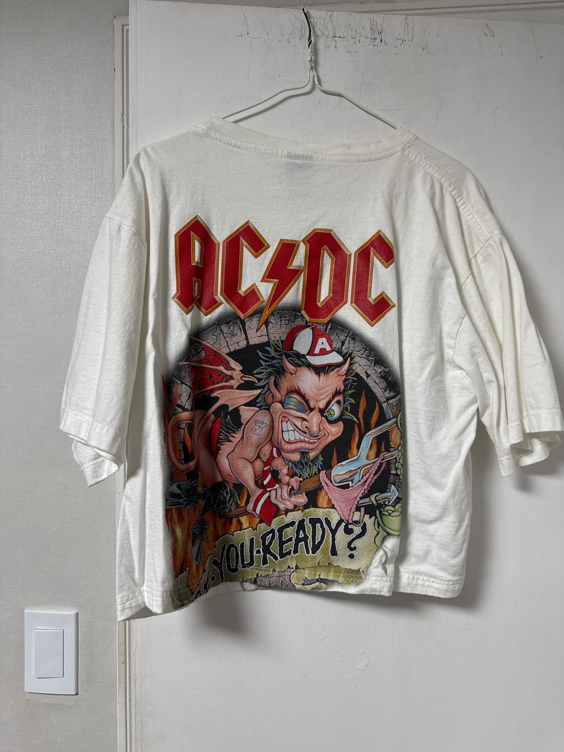 락볼루션 AC ⚡️DC 데빌 크롭반팔티 상품이미지5