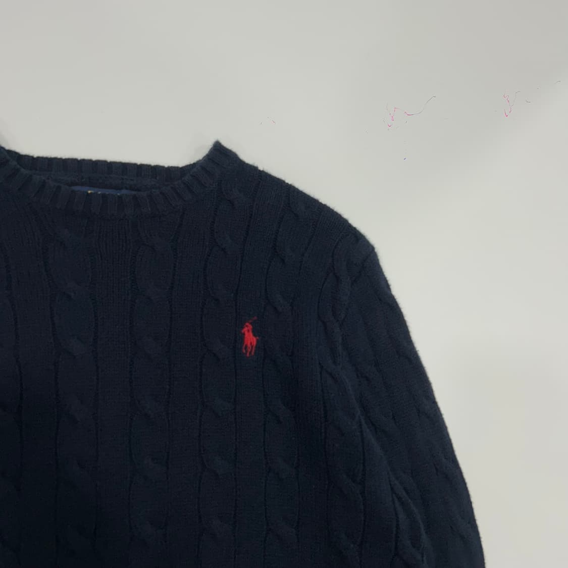 Polo 폴로 레드포니 네이비 케이블니트  상품이미지4