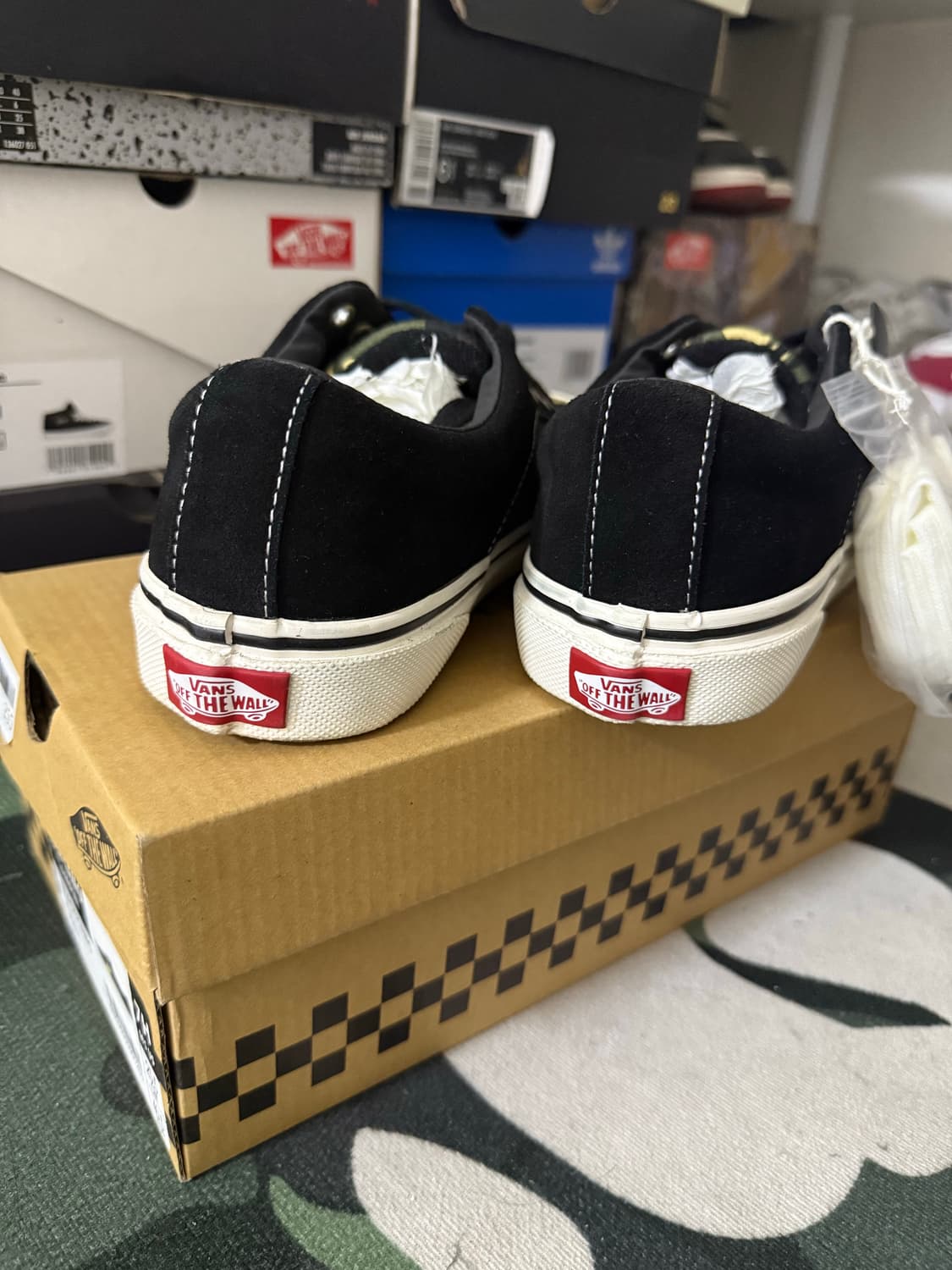 VANS V86CF CAMO 255 풀박 상품이미지2