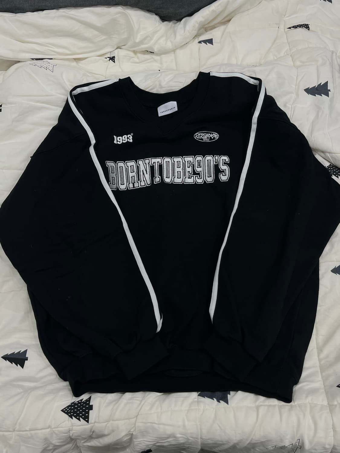 1993 스튜디오 90S 트랙 스웨트셔츠 블랙 상품이미지2
