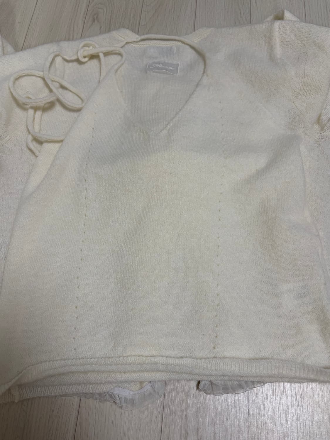 미치코런던코시노 아이보리 가디건 상품이미지5