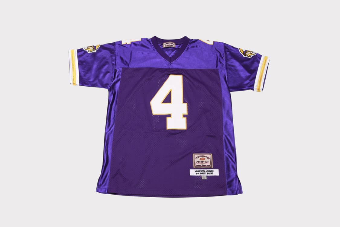 [L] 제프 해밀턴NFL 미네소타 바이킹스 브렛 파브 럭비 유니폼 상품이미지1