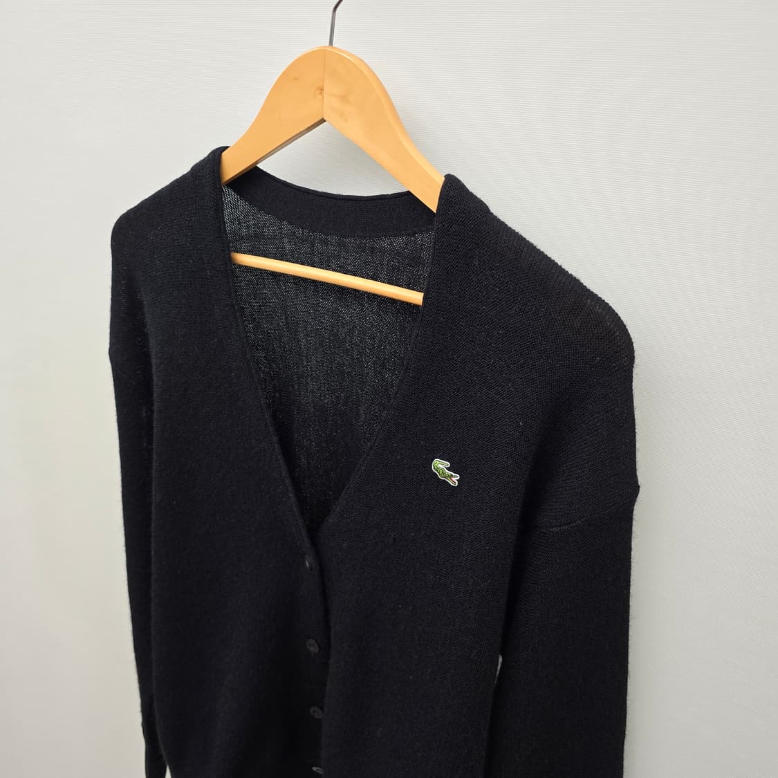 라코스테 블랙 가디건_서광 상품이미지3