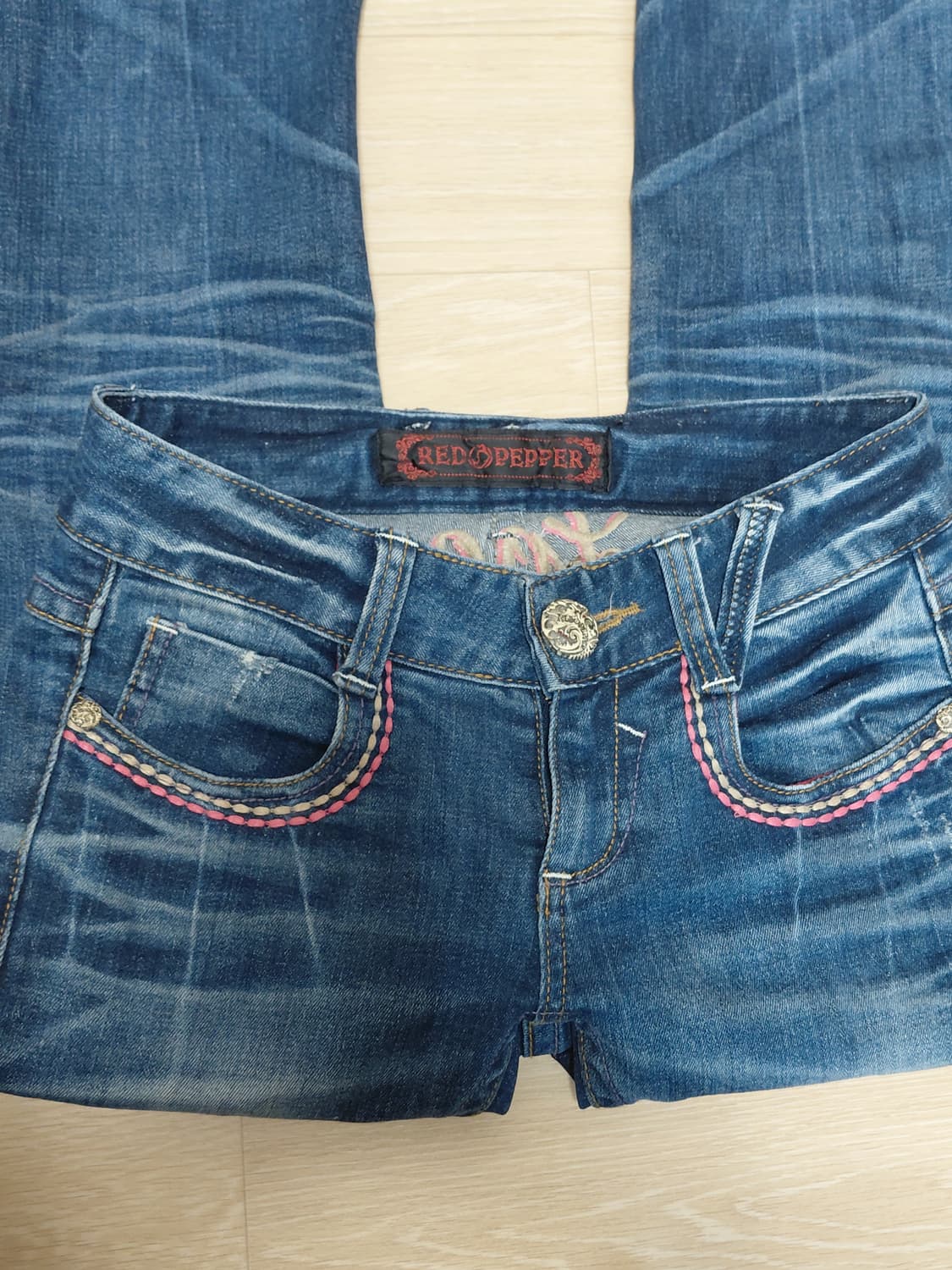 레드 페퍼×에드하디 콜라보 로우라이즈 스키니진 상품이미지4