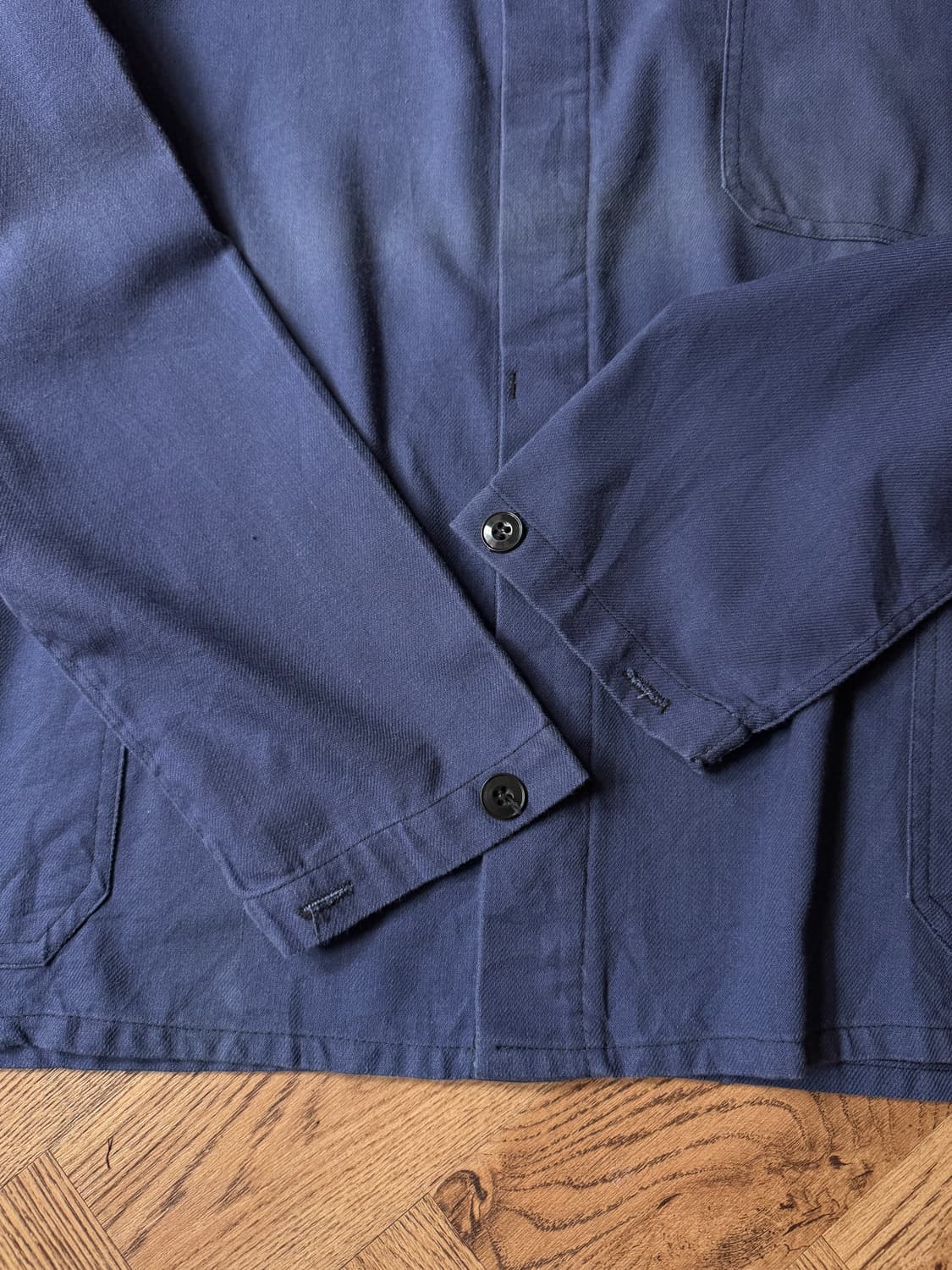 [XL]빈티지 리버티블루 프렌치 워크자켓 상품이미지5