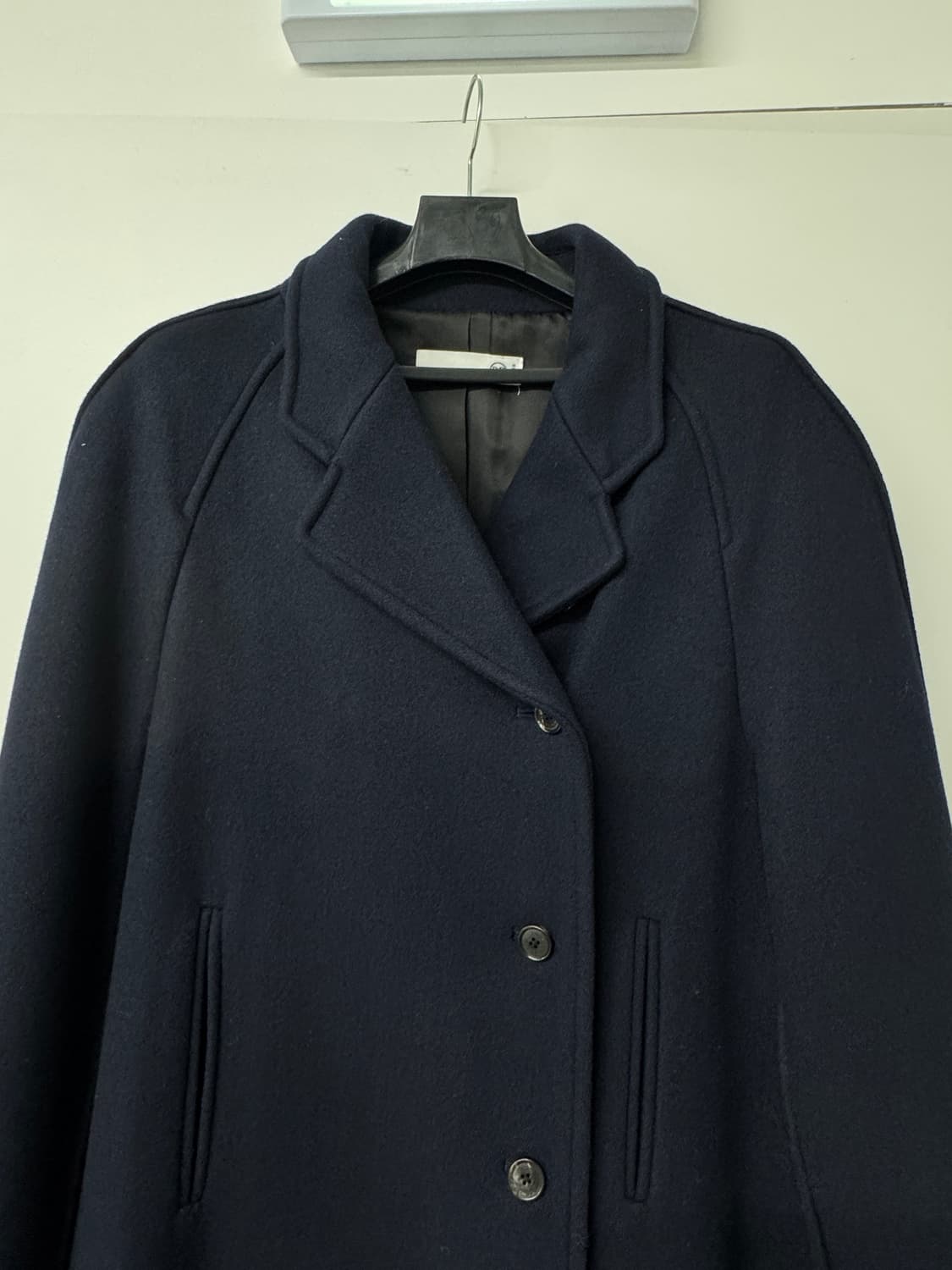 렉토 네이비 울 롱코트 (새제품) 상품이미지2