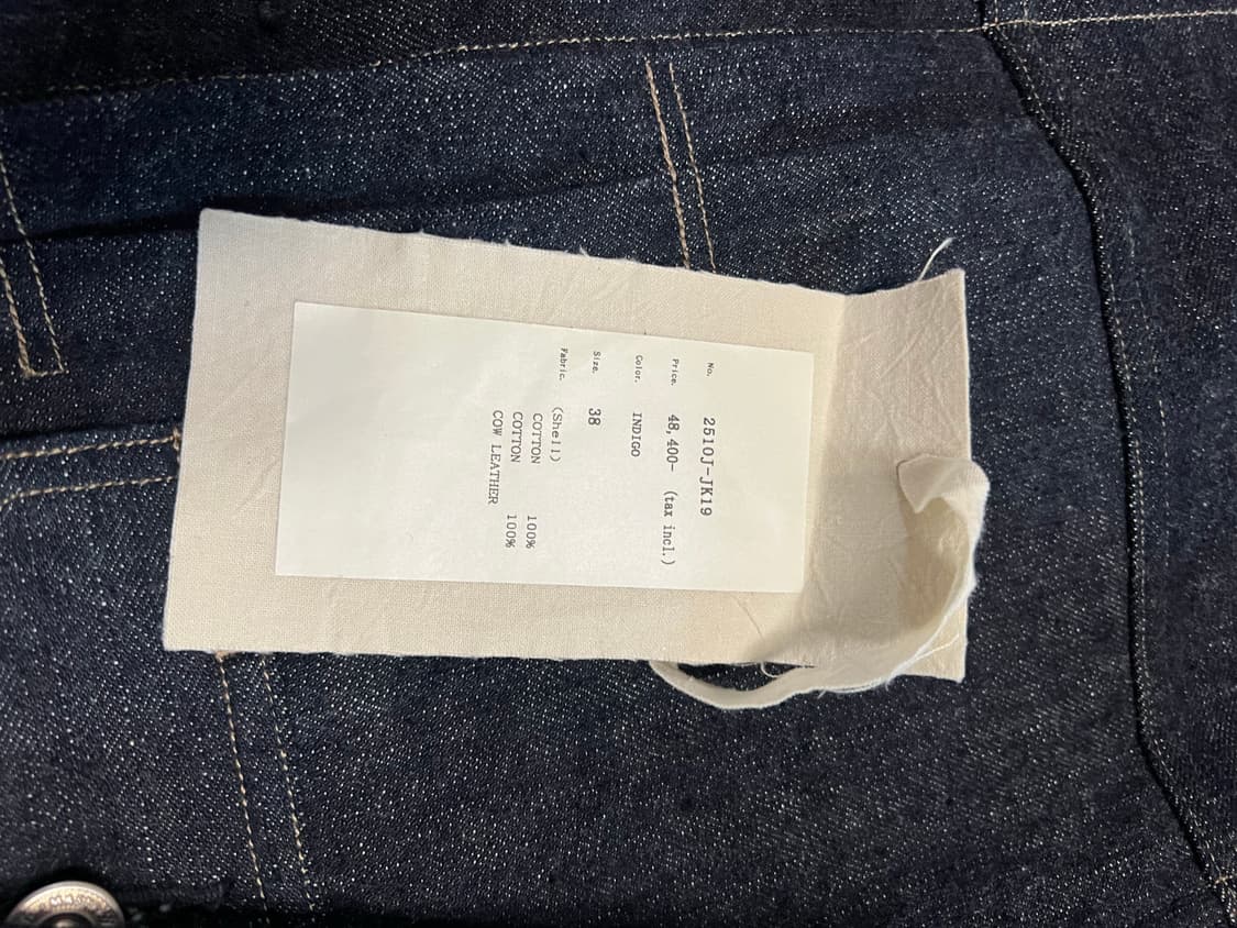 올드조 2세대 데님자켓 Old Joe type2 denim jacket  상품이미지3