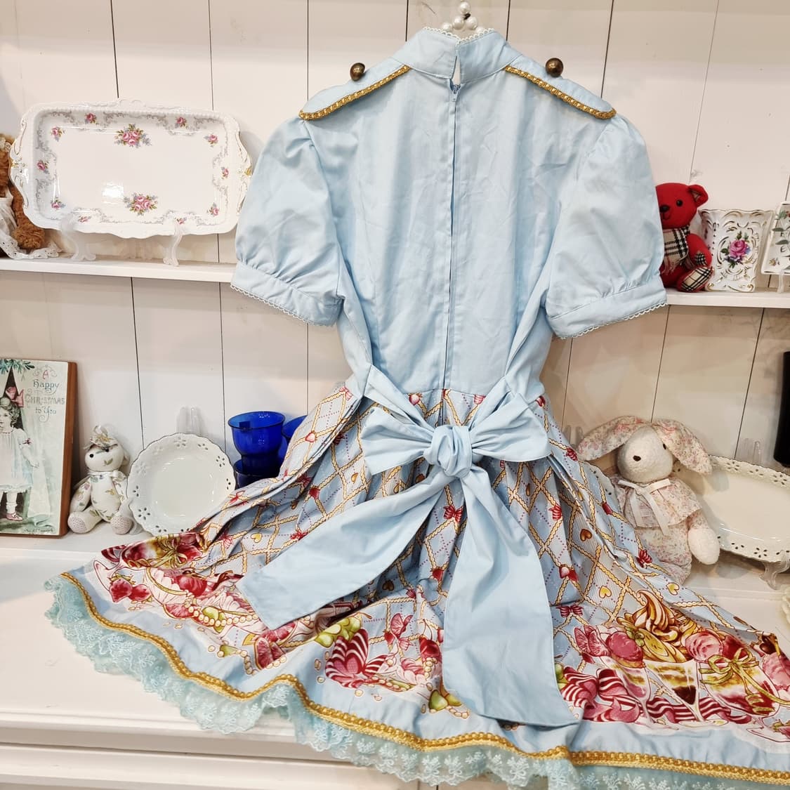 밀리터리 캔디 프린트 원피스 상품이미지7