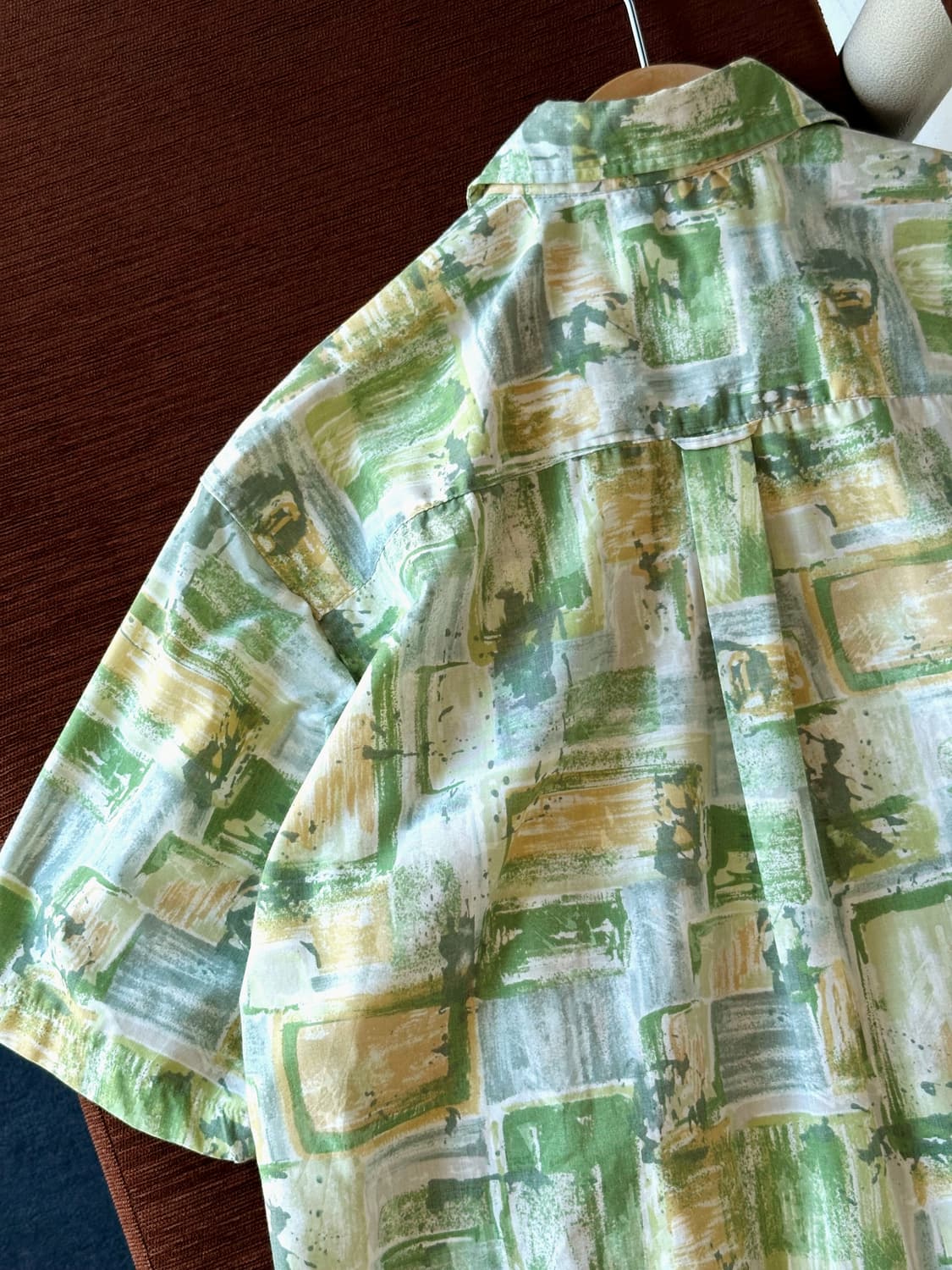 Light cotton poly pattern shirt 상품이미지10