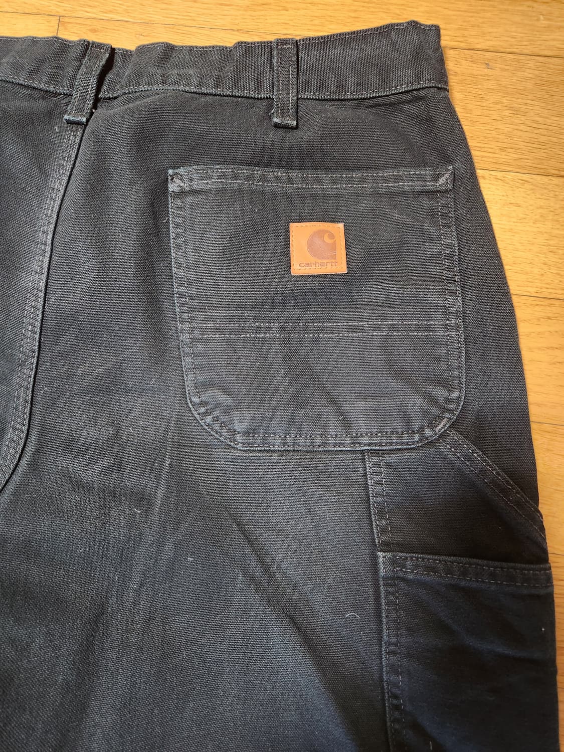 칼하트 싱글니 B11 블랙 카고 멕시코제 상품이미지3