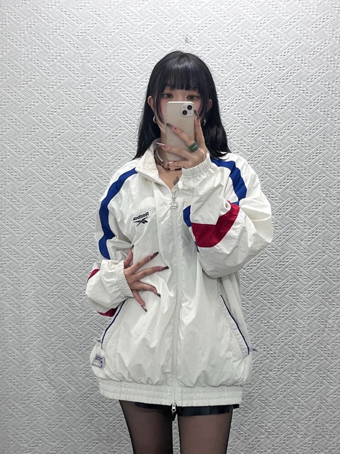 리복 레전드 올드스쿨 레트로 빈티지 바람막이 자켓 XXL C12025 상품이미지2