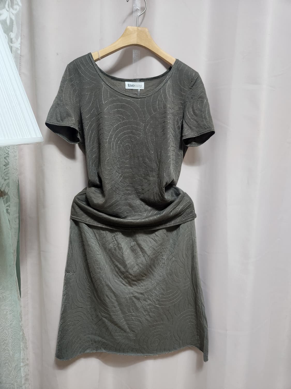 tse say 여성 반팔 상의 스커트 세트 상품이미지1