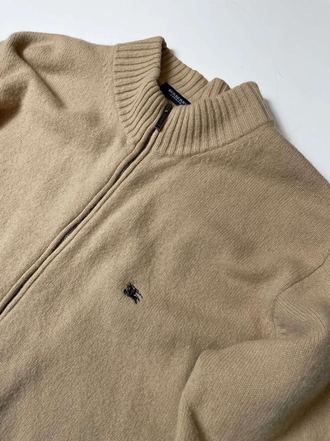 버버리 노바 체크 엘보우 패드 니트 집업 PN9393 상품이미지3