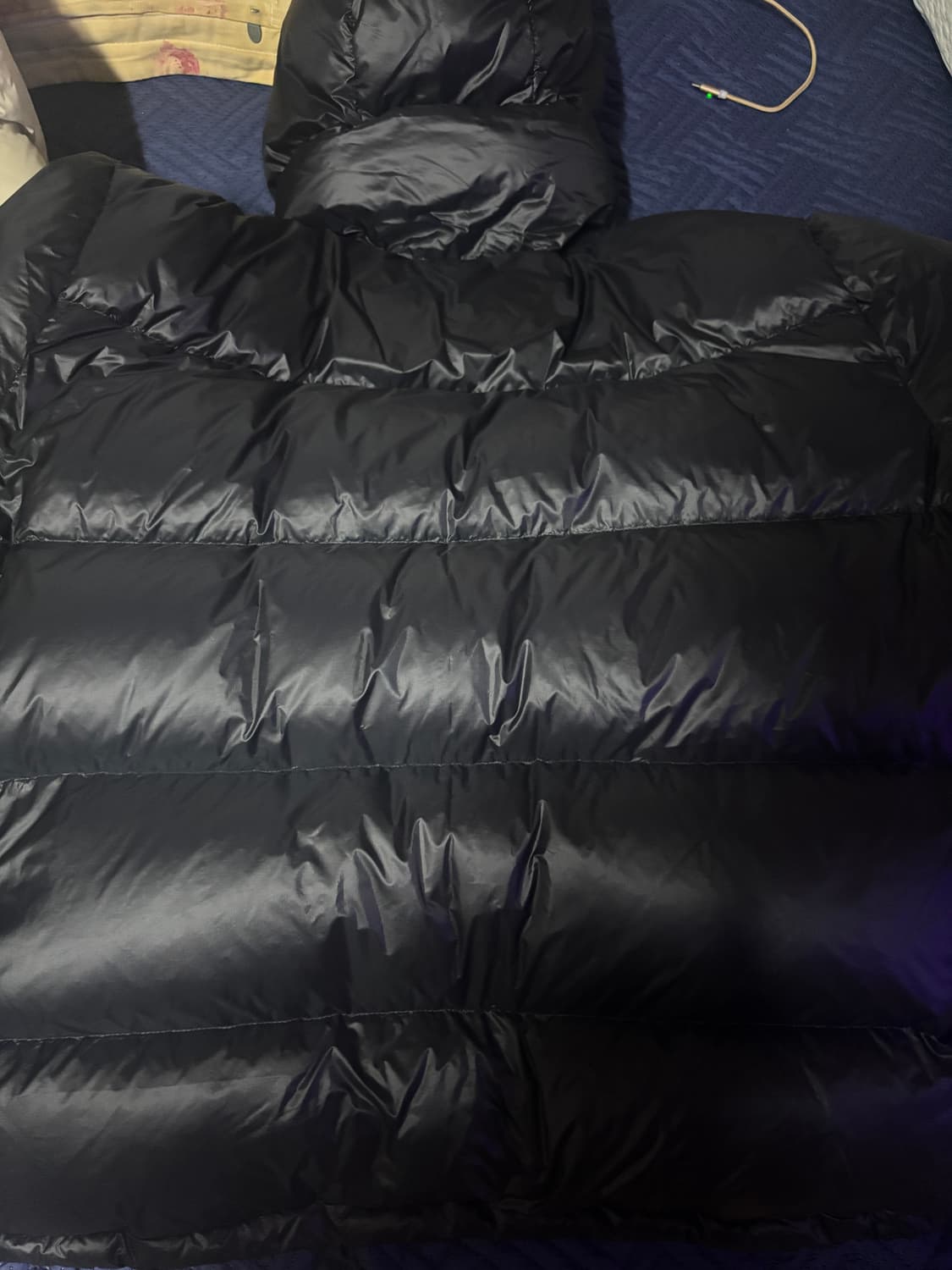 [XL] 스투시 립스탑 패딩 블랙 상품이미지2