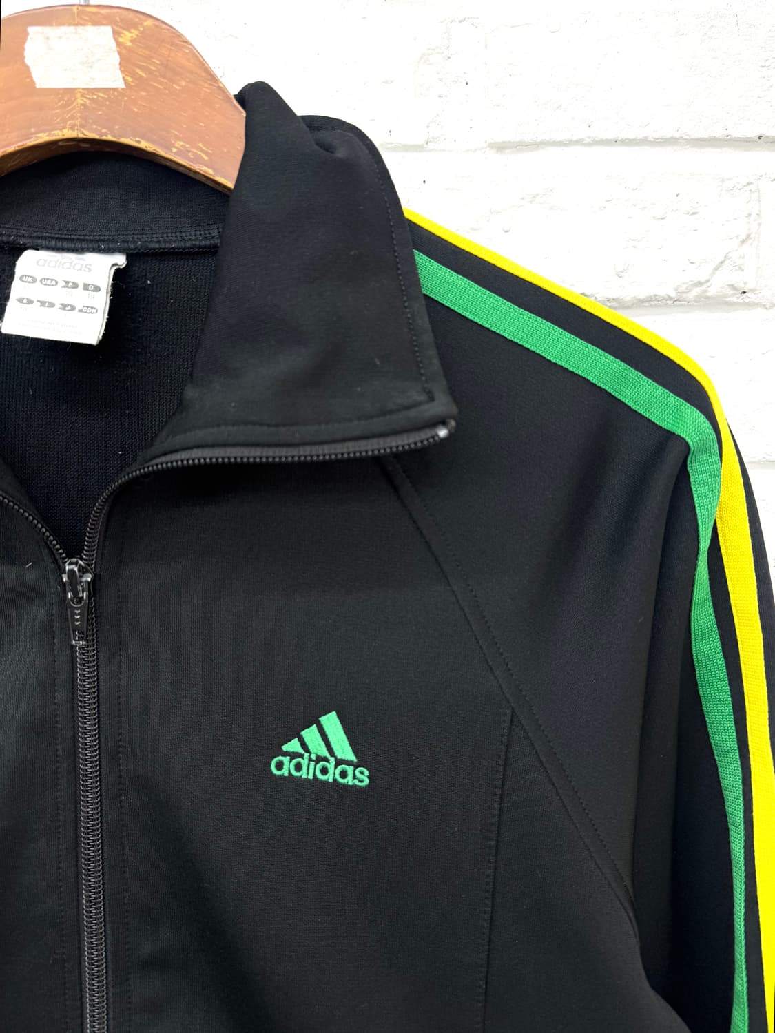 아디다스 그린 배색 트랙탑 져지  상품이미지4