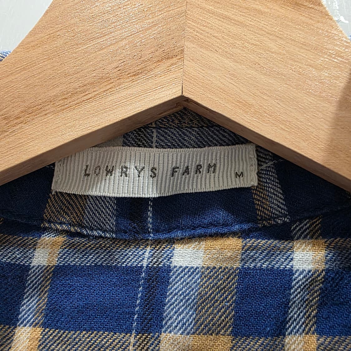 LOWRYS FARM 일본 체크 카라셔츠 상품이미지2