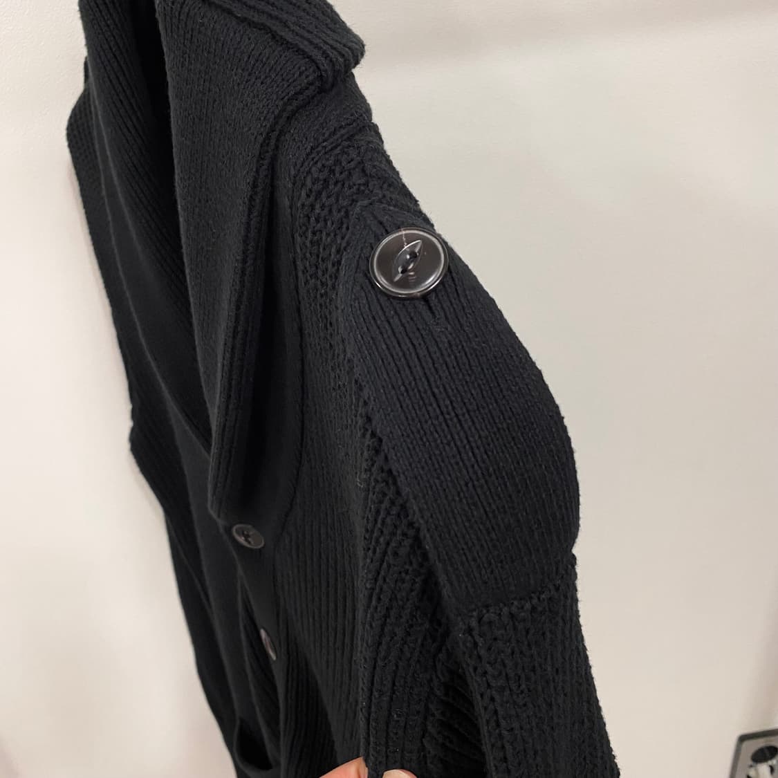 데님앤서플라이 랄프로렌 숄카라 견장 포켓 가디건 상품이미지5