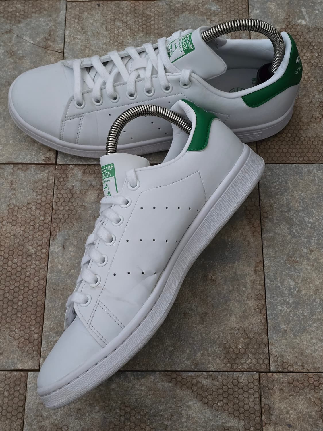 (260)아디다스 스탠스미스 화이트 그린 상품이미지5