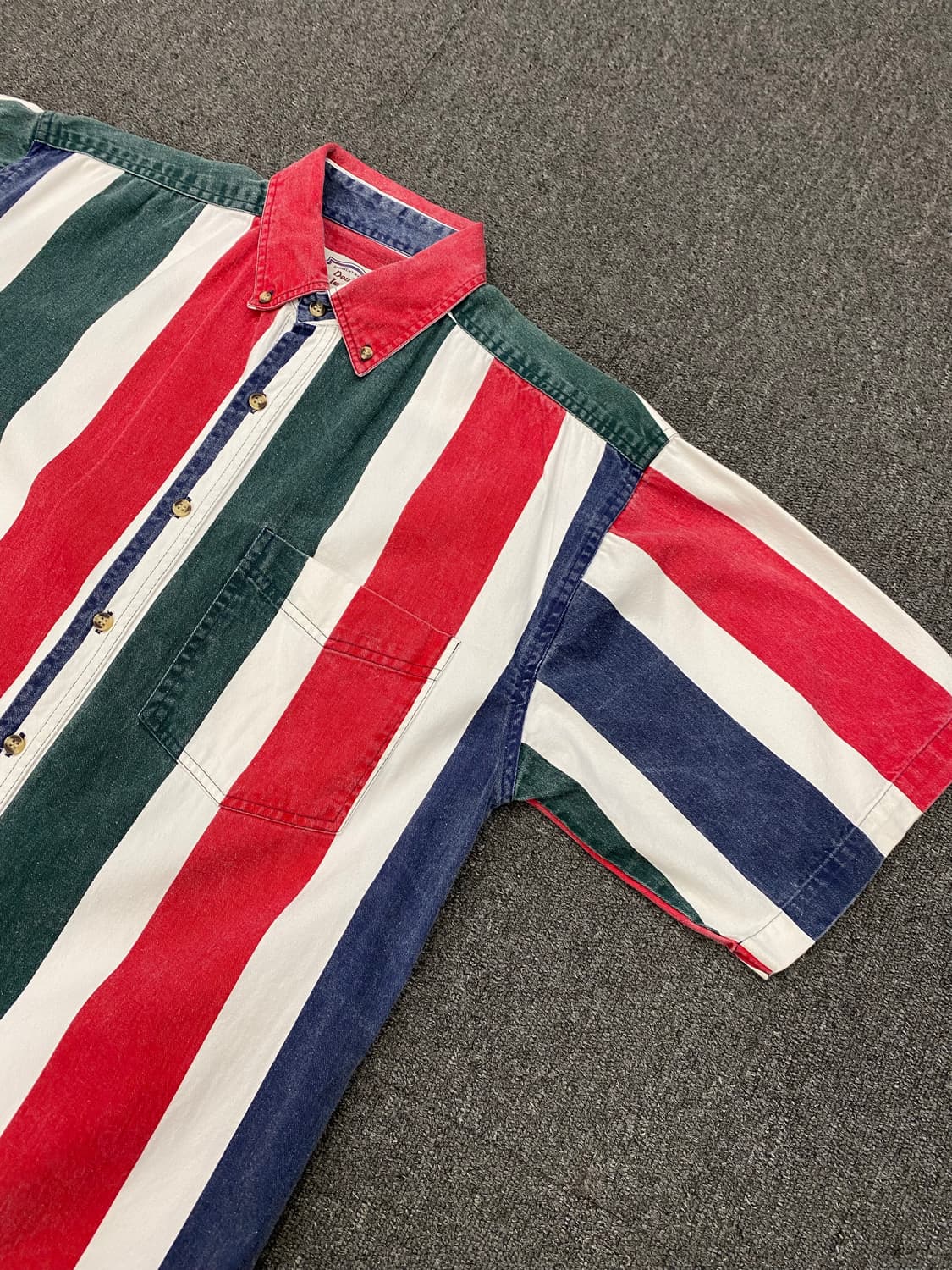 더블임팩트 스트라이프 반팔 셔츠 상품이미지2