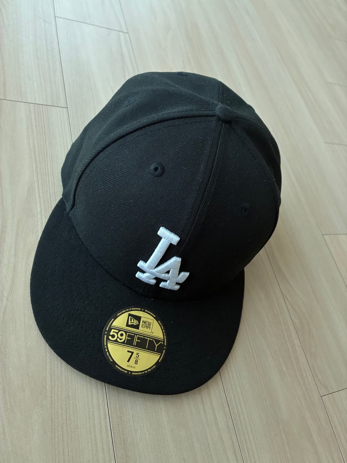 NEW ERA 59FIFTY FITTED CAP LA 758 BLACK 상품이미지1