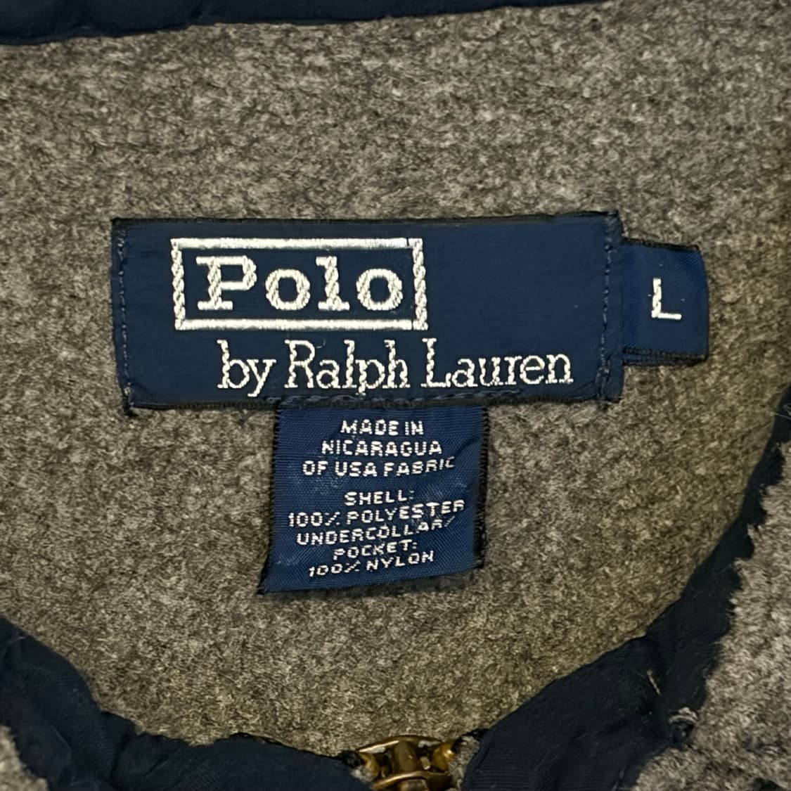 90s USA 빈티지 폴로랄프로렌 플리스 후리스 스윙자켓 스윙탑 상품이미지5