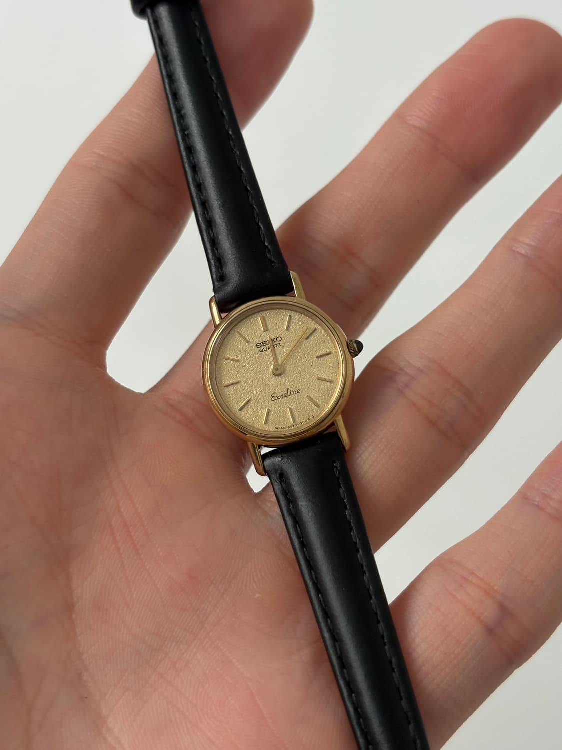 80s Exceline Gold Mini Ladies Quartz 상품이미지1