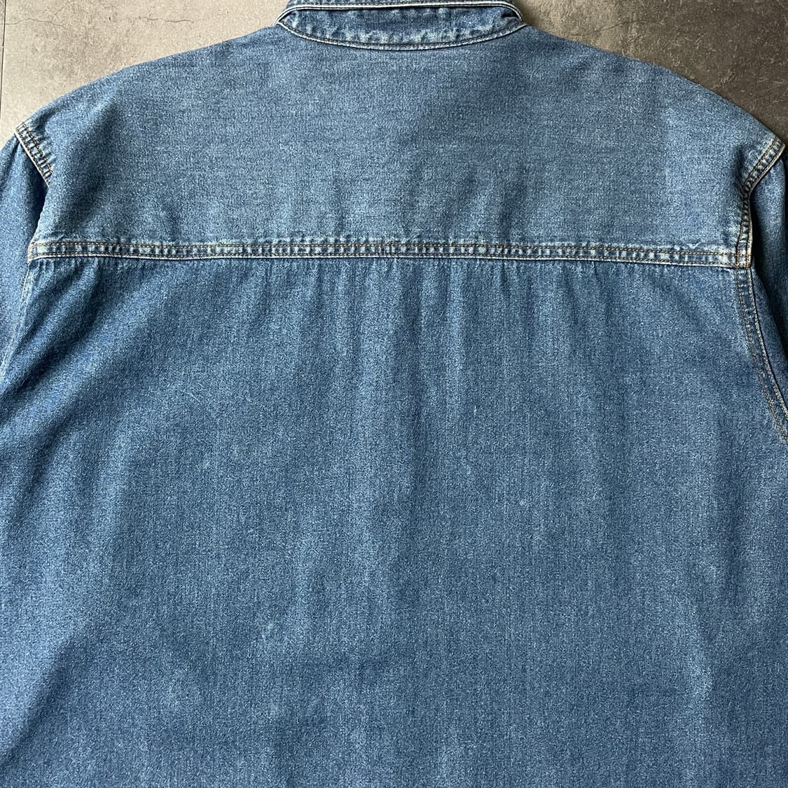 LA LOVING 빈티지 다운버튼 코튼 데님 셔츠 A00735 상품이미지8