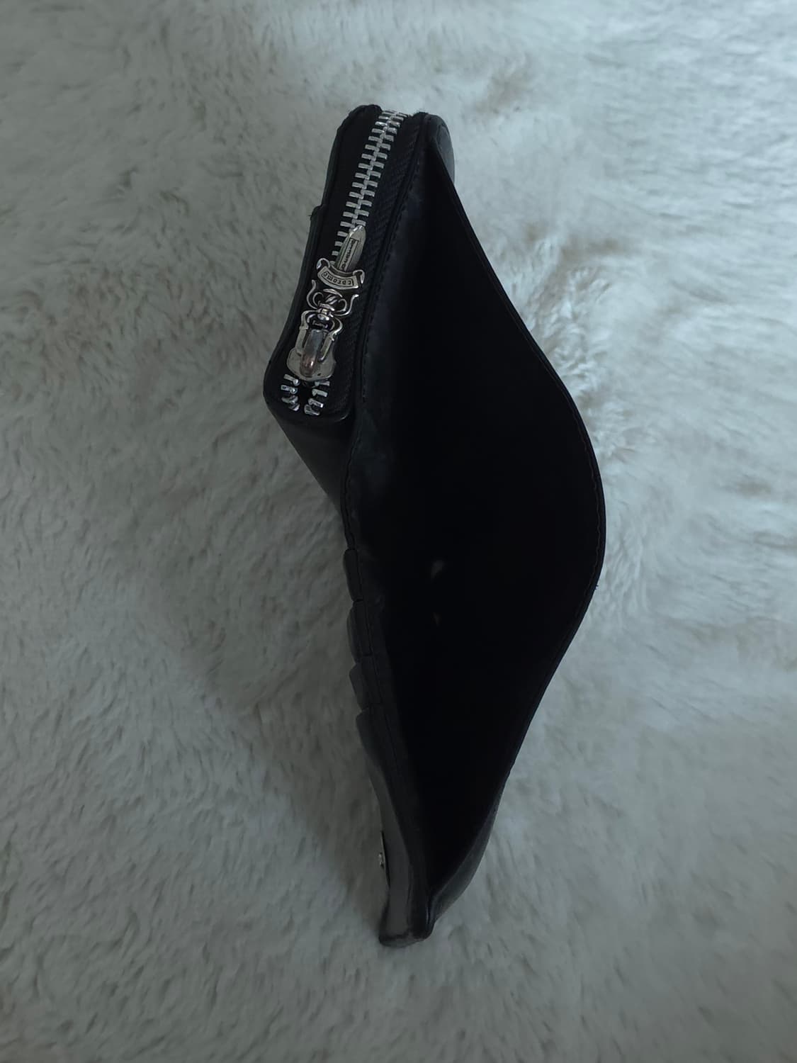 [OS] 크롬하츠 스퀘어 집빌 레더 지갑 블랙 상품이미지9